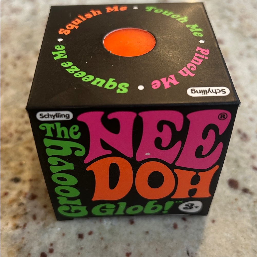 Schylling Groovy Nee Doh Glob - Orange - Picture 3 of 5